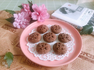 12、巧克力豆软曲奇饼干????,烤好取出来放凉
