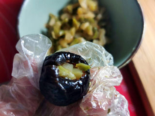 10、奶枣,蜜枣塞入榨菜