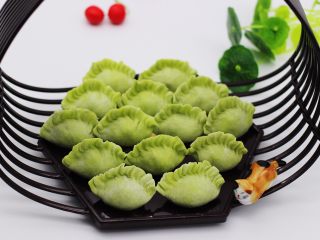 18、磷虾香椿翠玉饺子????【宝宝辅食】,把所有的饺子包好后