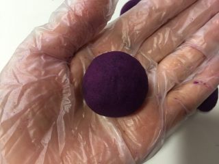 16、紫薯苹果球&山药????球,抱紧搓圆就好
