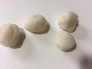 18、紫薯苹果球&山药????球,把山药也分成10g一份