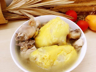 17、榴莲炖鸡,成品图