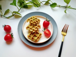 11、华夫鸡蛋饼,好吃又营养的华夫鸡蛋饼。