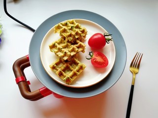 17、华夫鸡蛋饼,能量满满的一天从早餐开始。