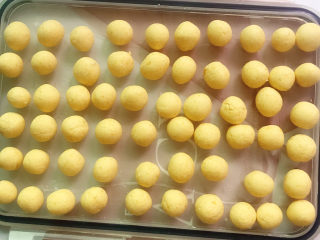 10、南瓜小圆子,揉成小汤圆