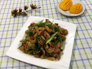 10、香葱拌羊脸,搭配着芒果吃起来更加爽口