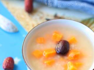 10、早餐+小米红薯养胃粥,程序结束，小米红薯粥就做好了。