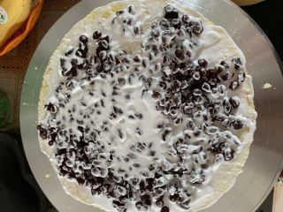 10、爸爸的蛋糕,抹奶油放蜜豆抹奶油