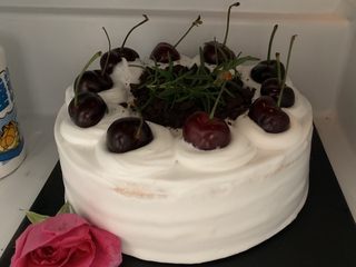 16、爸爸的蛋糕,中间放奥力奥碎