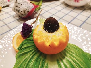 17、橙子蒸蛋-12m➕宝宝辅食,成品图。