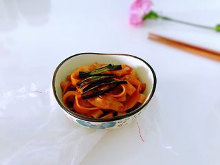 12、葱油拌面,成品。