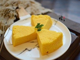 8、南瓜蒸蛋糕,成品图1