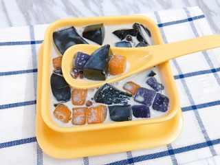 18、芋圆红豆烧仙草,完成啦，开吃