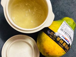 5、木瓜炖燕窝,木瓜燕窝炖前合影