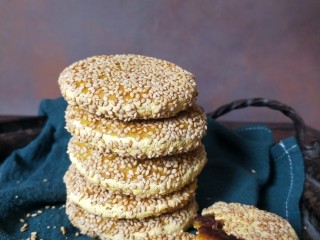 17、南瓜糯米夹心饼,成品图