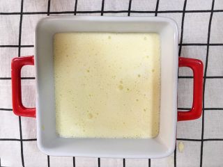 6、辅食9M➕：大米布丁????,倒入搅打好的米糊