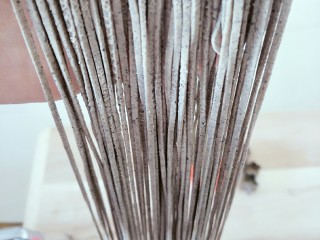 11、蝴蝶面 宝宝辅食,这个是黑芝麻的口味