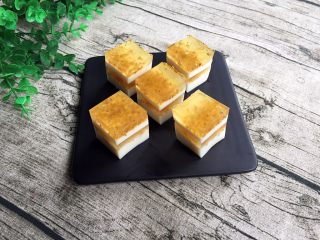 20、奶香桂花糕,完成，成品图。