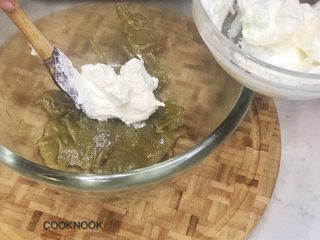 16、秋香栗子千层蛋糕,混合蜂蜜栗子和奶油