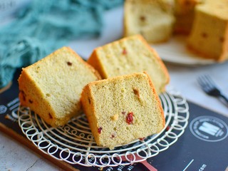 13、咖啡蔓越莓蛋糕,成品图