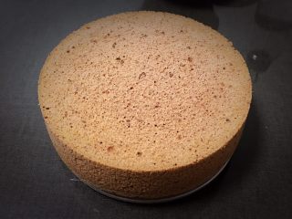 16、可可毛坯蛋糕,脱模后的蛋糕是不是很赞。