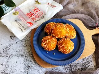 17、脆皮空心南瓜球,成热