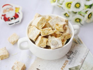 10、好吃到爆的点心网红雪花酥,成品。