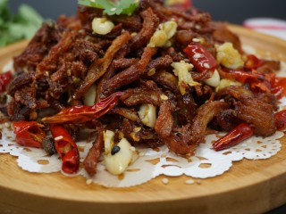 19、爆炒鸡胸肉,成品图