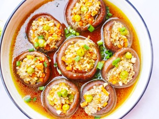 14、改良版香菇酿肉,成品欣赏。