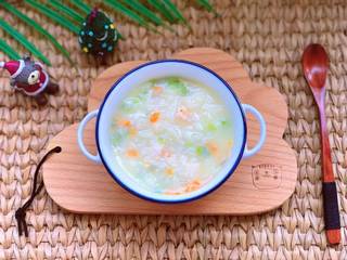 10、【宝宝辅食】鲜虾疙瘩汤,鲜虾疙瘩汤 get ✔，满足宝宝的胃，美翻你的心~