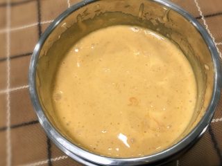 6、柿子饼,打好的状态，还有少许果肉哦，这样吃起来更美味????