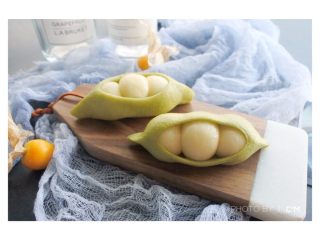 16、????豌豆荚小馒头????,萌萌哒小豌豆~