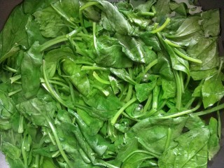 3、五彩缤纷果蔬蝴蝶面&卡通面,菠菜洗干净用开水煮熟，去掉菠菜里面的草酸【因为草酸影响钙的吸收】