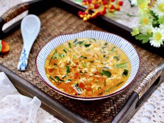 18、菠菜鸡蛋羹,成品一