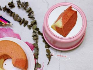 16、三色戚风,成品图