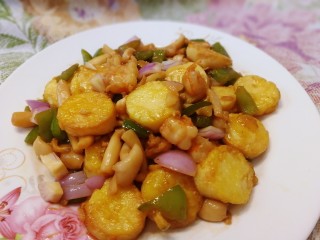 25、脆皮日本豆腐,米饭要准备好。