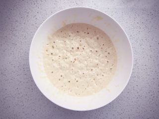 7、南瓜发糕 宝宝辅食,待面糊发至原来的两倍大，出现很多小气孔就可以了