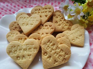 17、母亲节爱心饼干,成品图