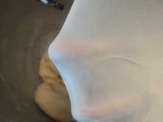 9、豆沙面包圈—改良版(10个)????,大概15分钟后。出手套膜。