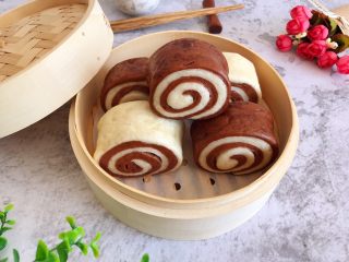 21、双色小馒头,成品