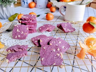 17、紫薯花生饼干????,成品图！