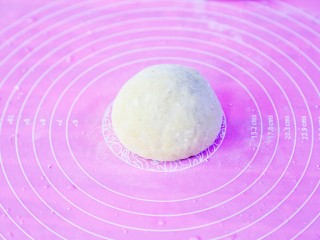 7、奶香小馒头【无水无油平底锅版】,揉成光滑的面团。