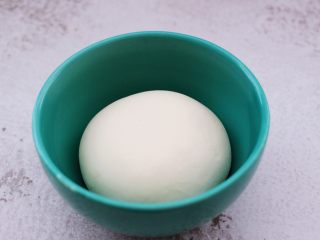 18、鲜美无比的鲅鱼饺子,和好的面团用手揉圆后，静置20分钟。