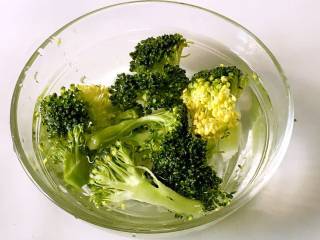 1、 鳕鱼蔬菜米饼,西兰花用清水冲洗两遍,放在淡盐水中浸泡5分钟,再用清水冲洗一遍,可祛除农药;