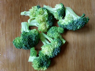 12、照烧鸡腿饭,西兰花也切小朵