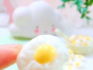 11、荷包蛋酸奶溶豆,大功告成啦！入口即化快点弄给宝宝吃吧