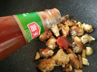 10、板栗烧鸡翅,加番茄沙司