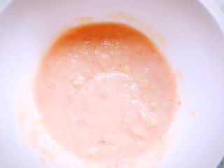 10、蒸虾糕 宝宝辅食,搅拌均匀后静置一会