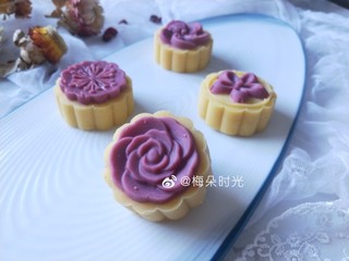 20、绿豆糕,图案还可以做双色的，很漂亮。