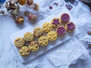 22、绿豆糕,成品图，三种集合照